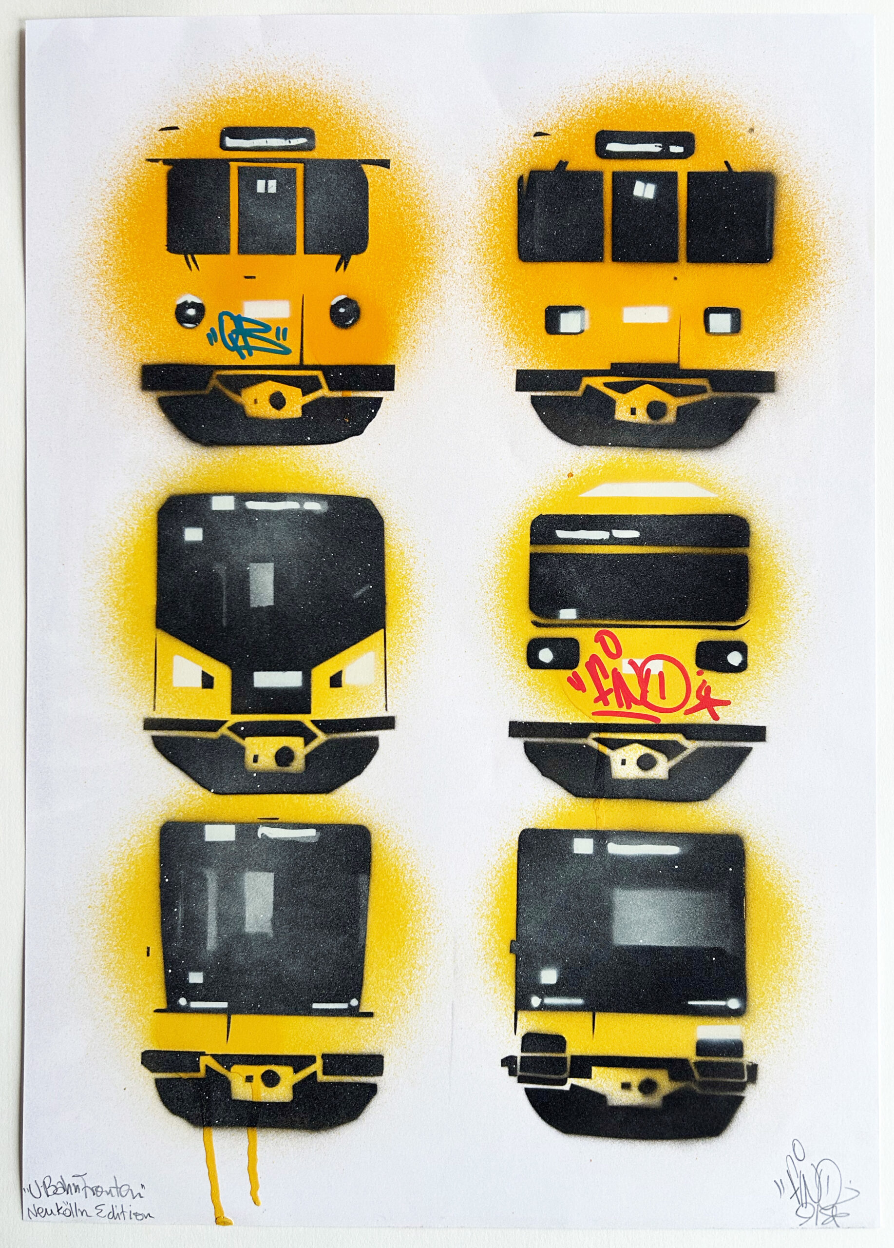 FiNO91 "U-Bahn Fronten" Neukölln Edition I